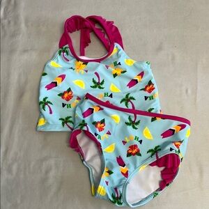 4T Joe Fresh Blue and Pink Bikini Swimwear